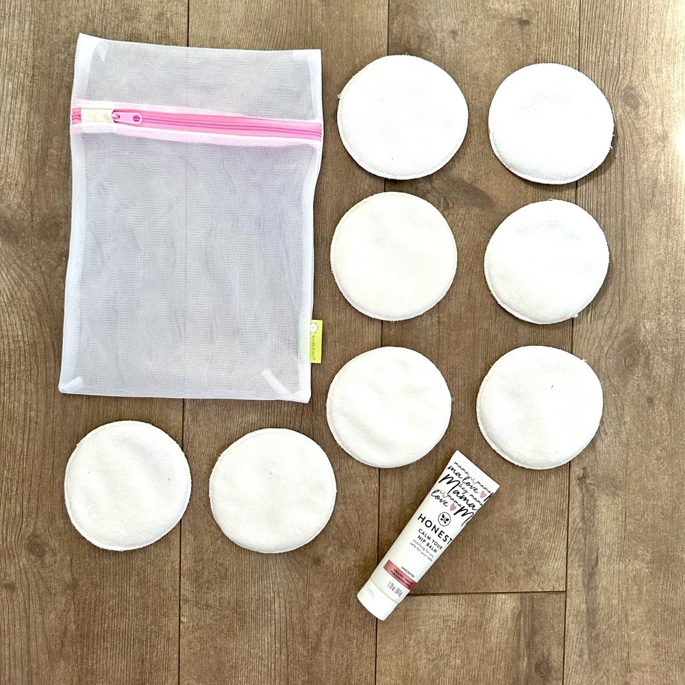 Honest nip balm and keababies nursing pads